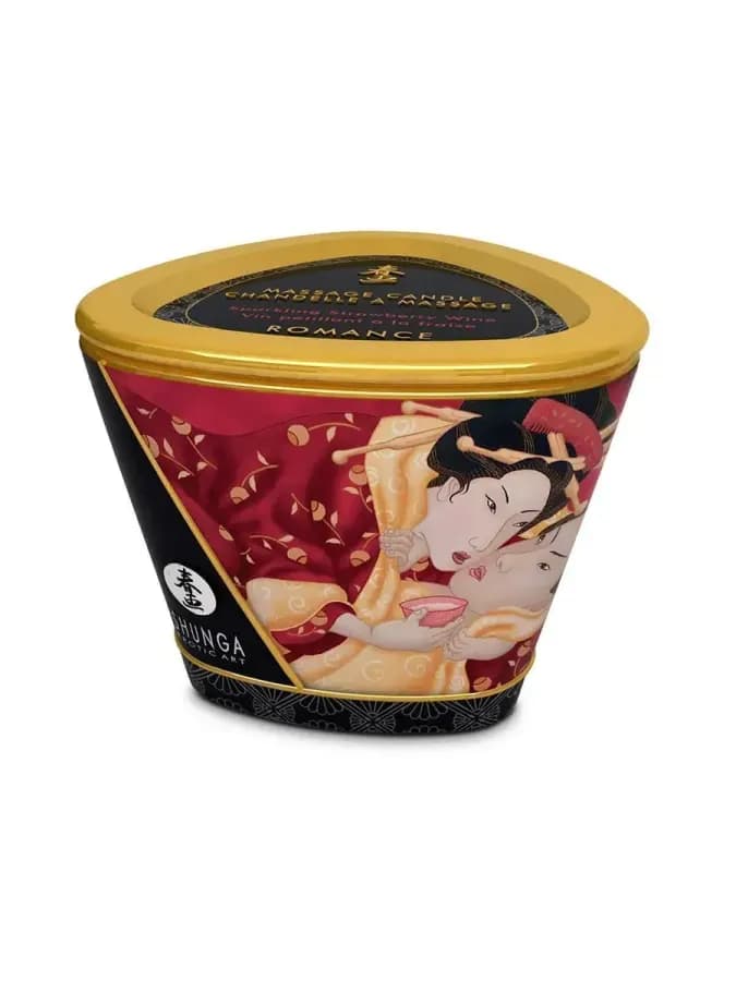 Массажная свеча Клубника с шампанским, 170 мл — фото 2
