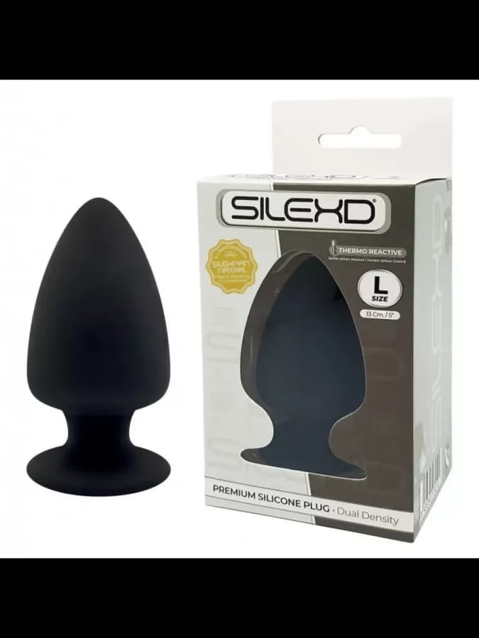 Анальный плаг черный MODEL 1 от SILEXD (L: 13*7,2 см.)