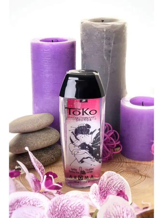 Лубрикант TOKO AROMA "Клубника и шампанское" 165мл — фото 4