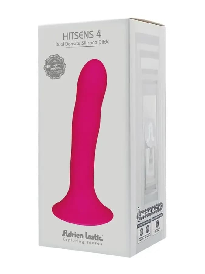 Фаллоимитатор Adrien Lastic Hitsens 4 (17,5×3,5 см) розовый