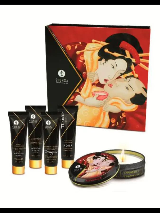 Набор Geisha's Secret, Клубника и шампанское, 5 предметов