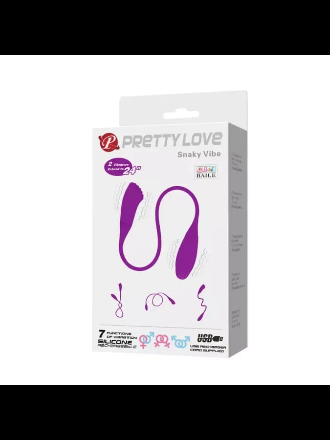 Двусторонний вибратор Pretty love (7 режимов вибрации)