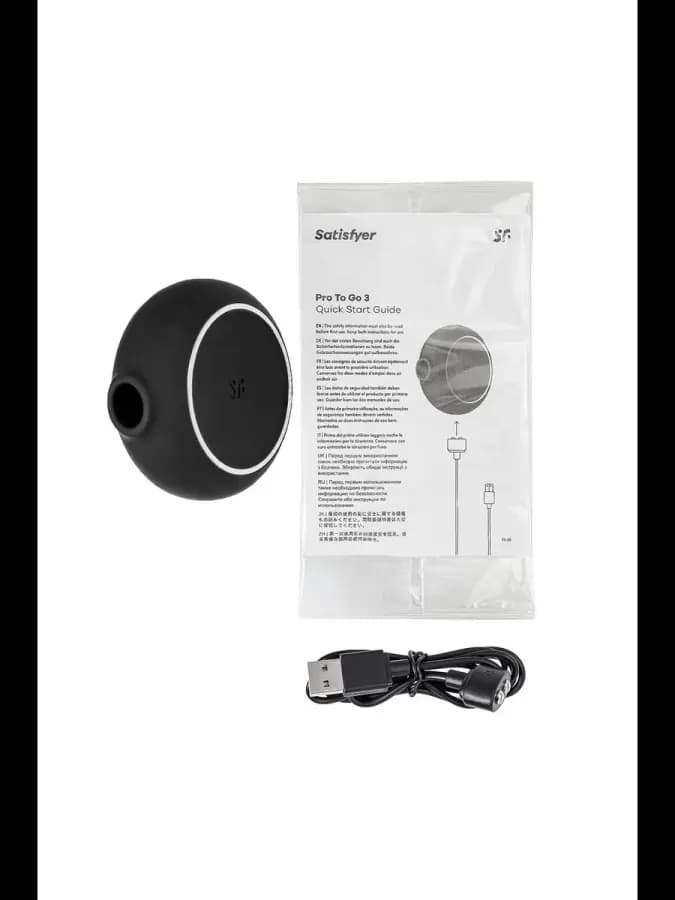 Вакуумно-волновой стимулятор с вибрацией Satisfyer Pro To Go 1, красный — фото 6