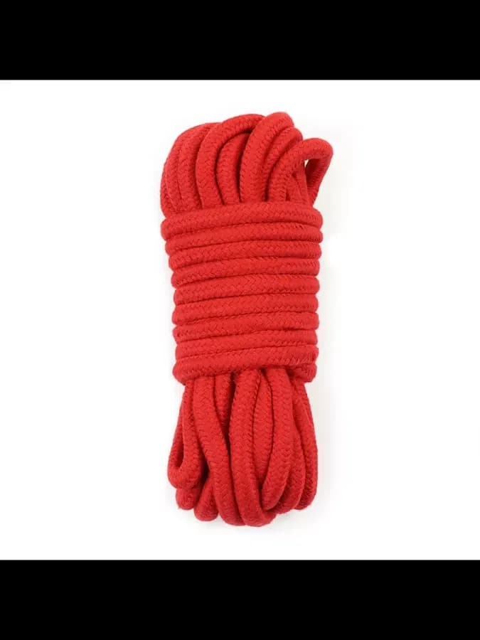 Красная веревка для связывания Fetish Bondage Rope — фото 6