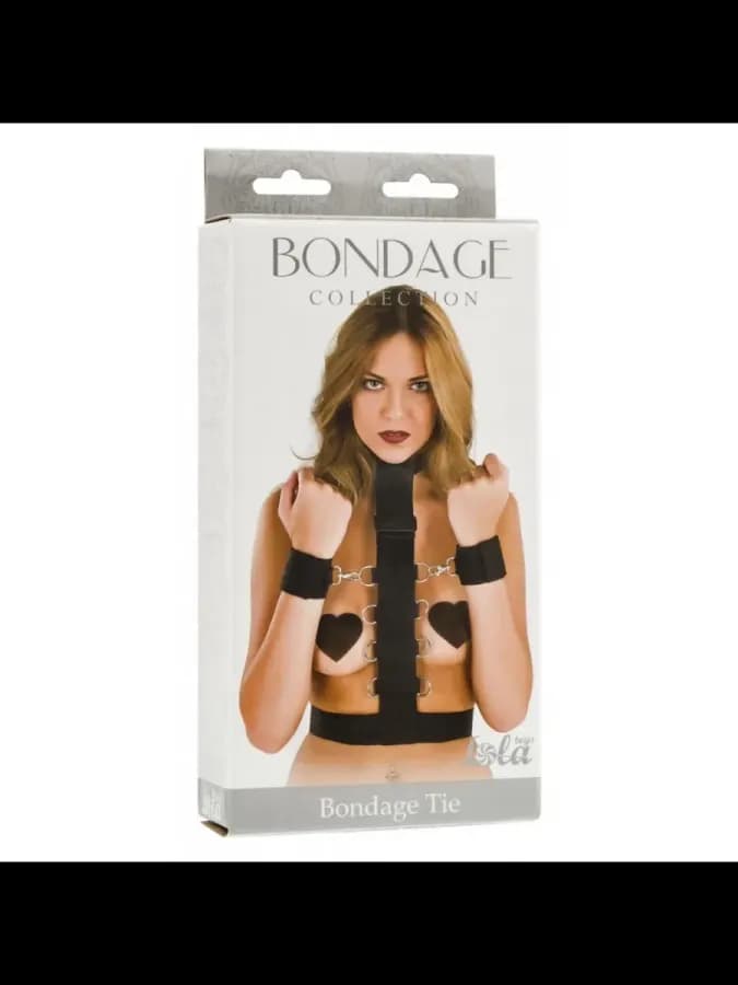 Фиксирующий бондаж на шею, талию и запястья Bondage Tie