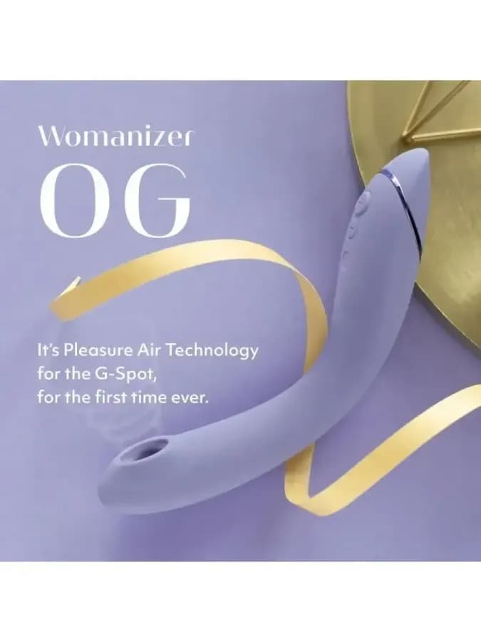 Стимулятор G-точки Womanizer OG c технологией Pleasure Air и вибрацией темно-серый — фото 4