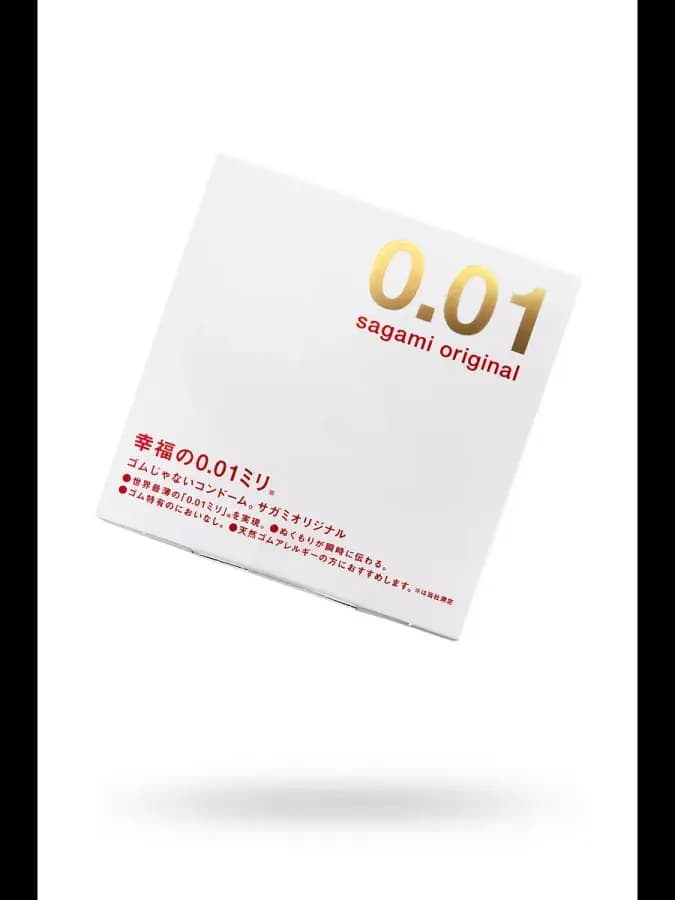 Презервативы полиуретановые Sagami Original 001 (0.01 мм) 1шт