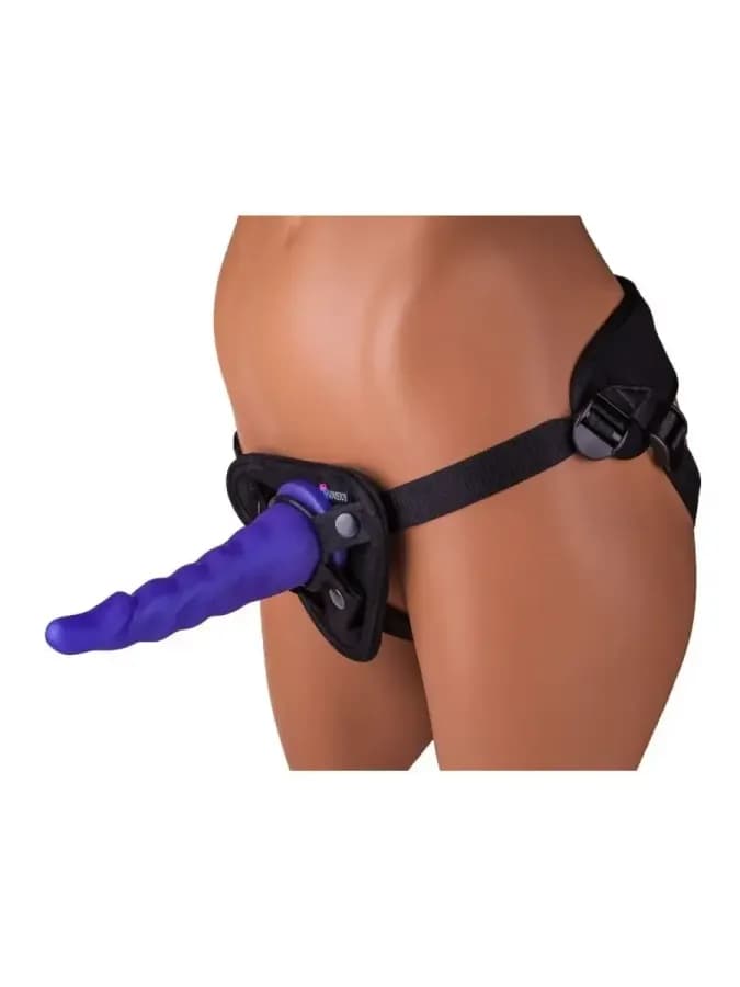 Трусики Harness с двумя насадками UNI strap - 17,5 и 18 см — фото 2