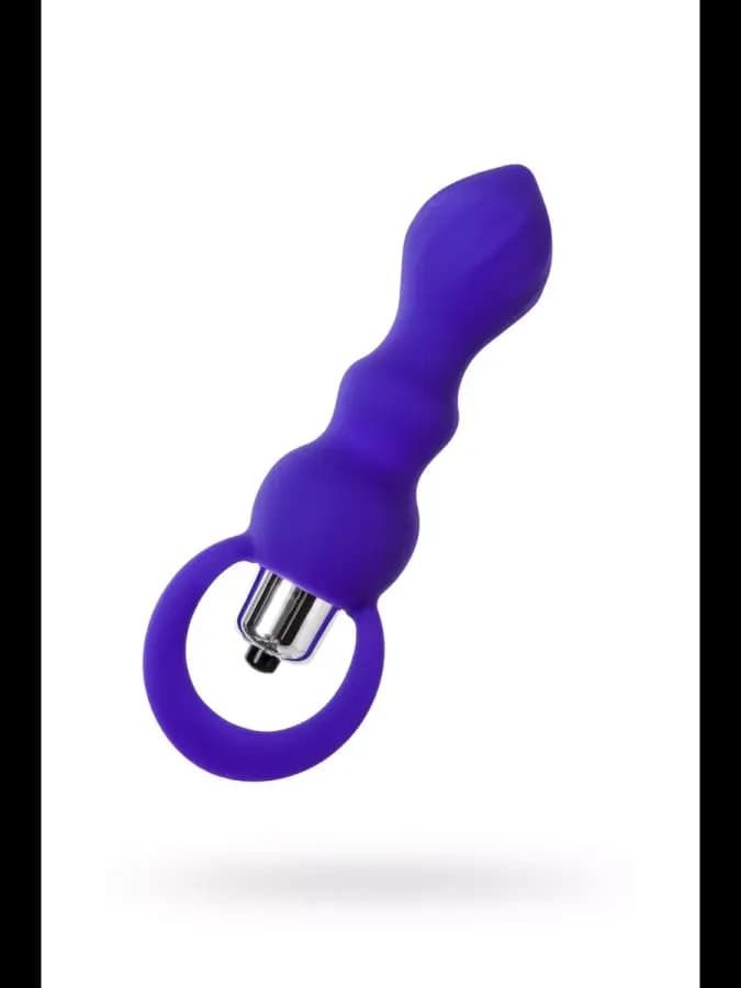 Анальная втулка Curvy, фиолетовая, 14 см, 3,2 см