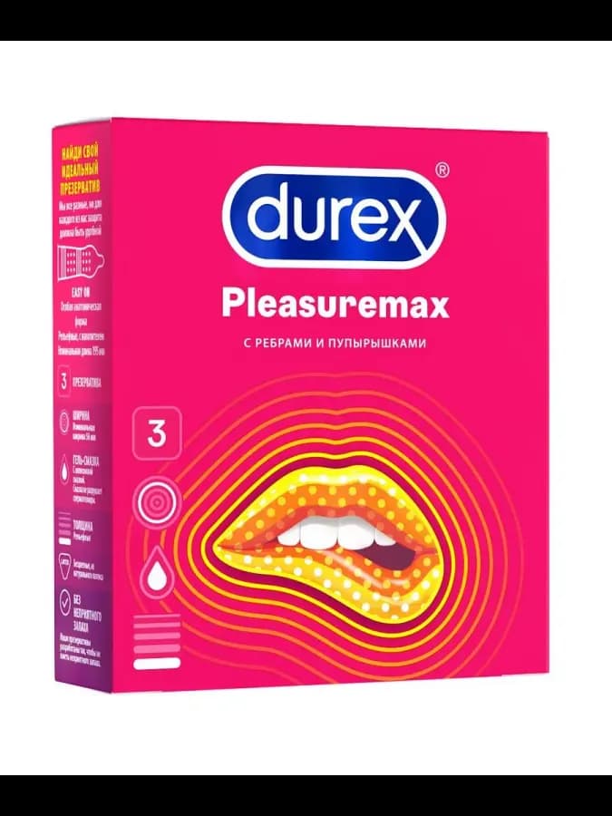 Презерватив durex pleasuremax n3
