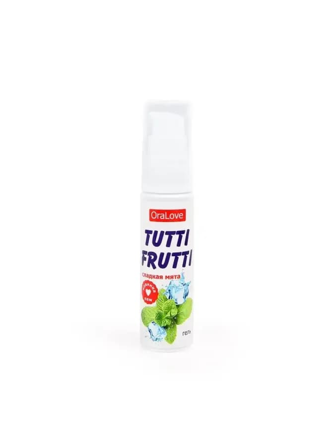 Гель-смазка Tutti-frutti со вкусом сладкой мяты - 30 гр