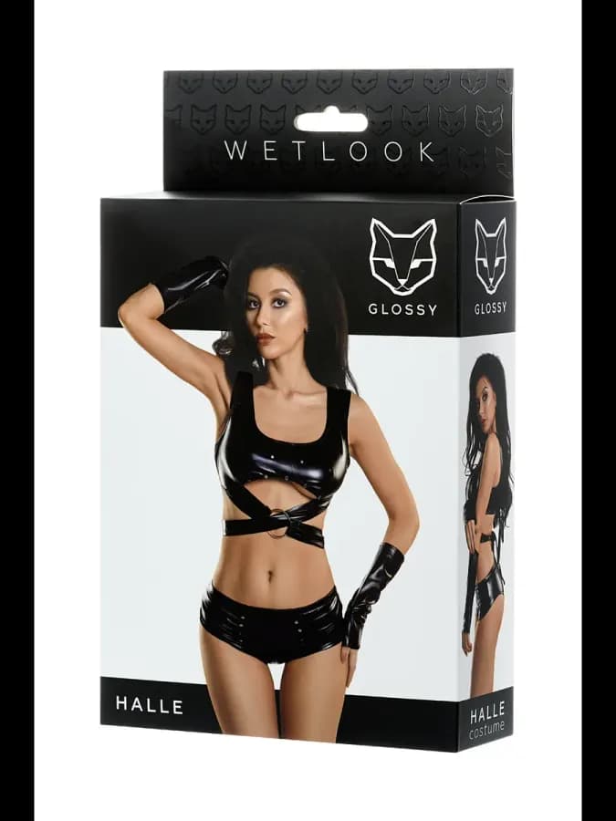 Комплект Glossy HALLE из материала Wetlook — фото 3