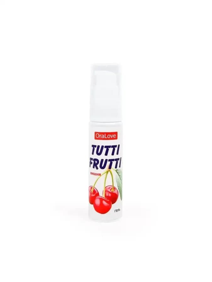Гель-смазка Tutti-frutti с вишнёвым вкусом - 30 гр