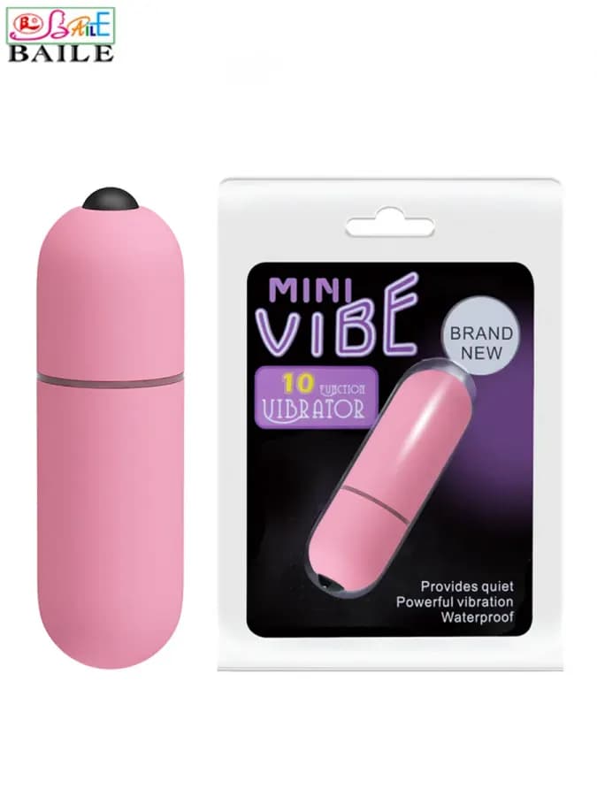 Baile Розовая компактная вибропуля Mini Vibe (6.2 см х 1.8