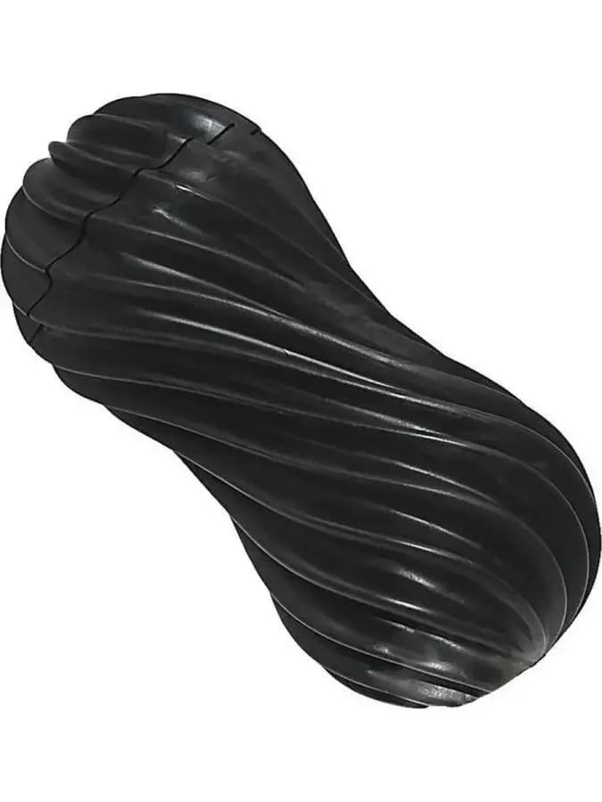 Мастурбатор FLEX Rocky Black с плотным рельефом
