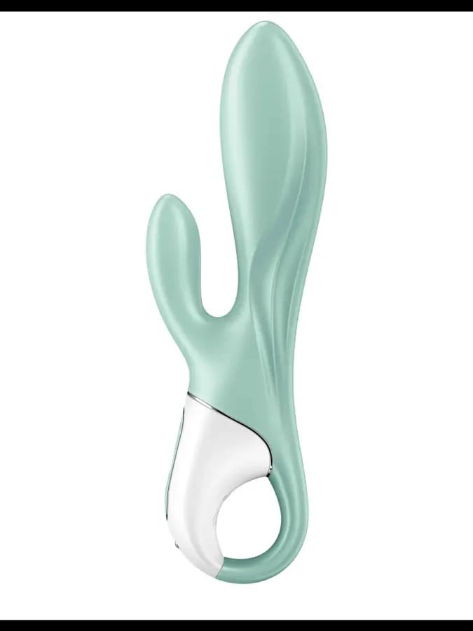Вибратор-кролик Satisfyer Air Pump Bunny 5+, мятный