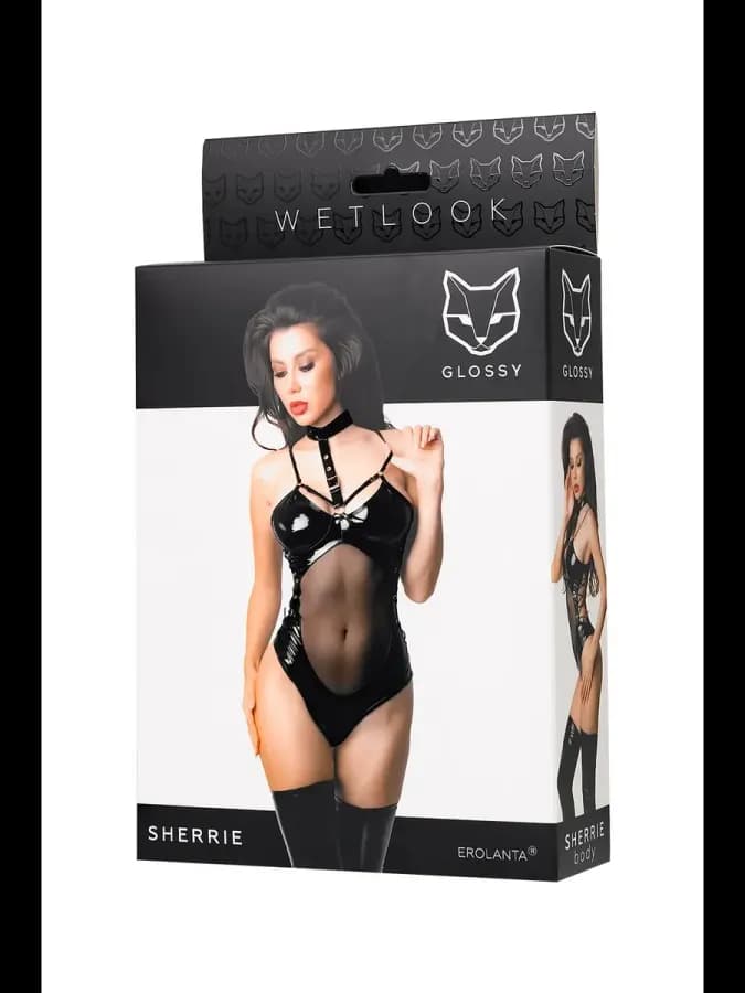Боди Sherrie из материала Wetlook — фото 3