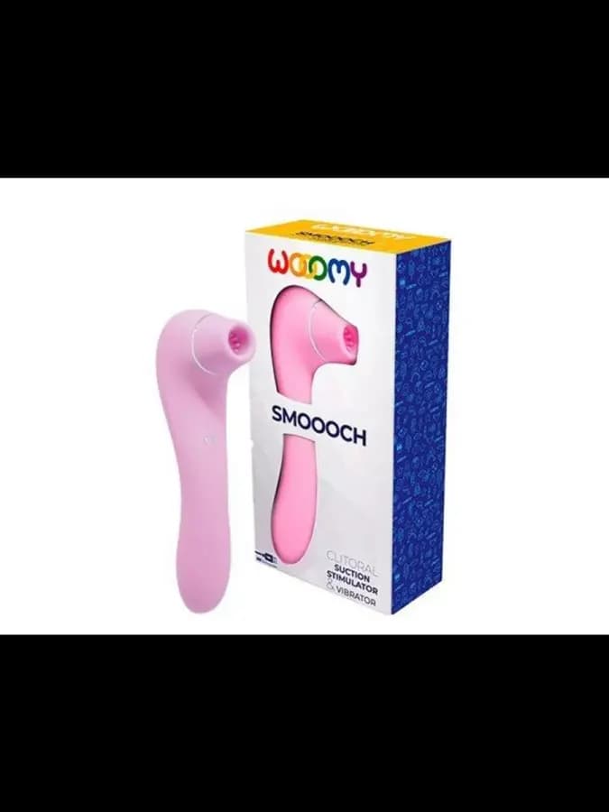 Клиторальный стимулятор Smoooch розовый от WOOOMY