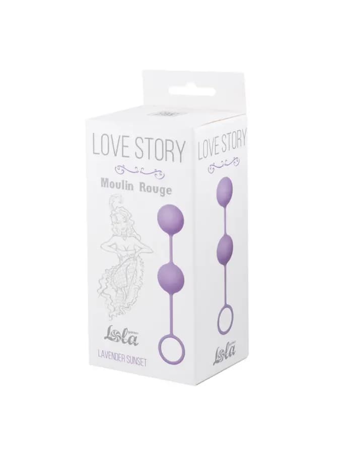 Вагинальные шарики Love Story Moulin Rouge purple
