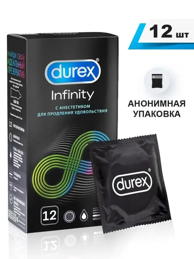Презервативы Infinity с анестетиком 12 шт