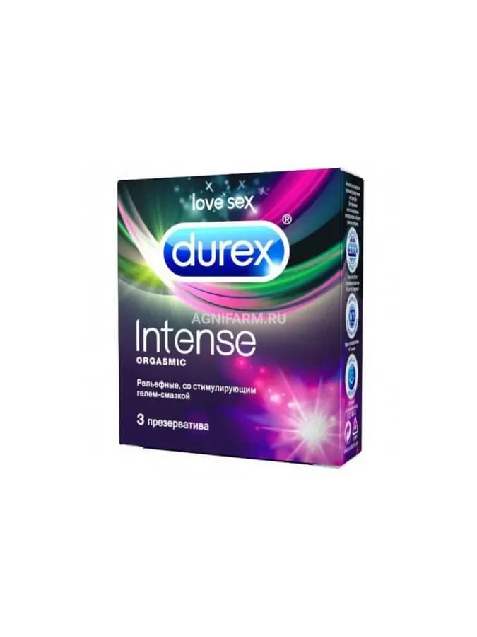 Презерватив Дюрекс Intense Orgasmic 3шт