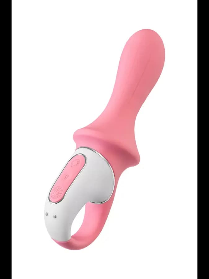 Анальный вибратор Air Pump Booty розовый 15 см — фото 4
