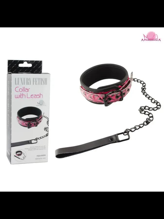 Ошейник БДСМ с поводком Luxury Fetish Collar With Leash — фото 3