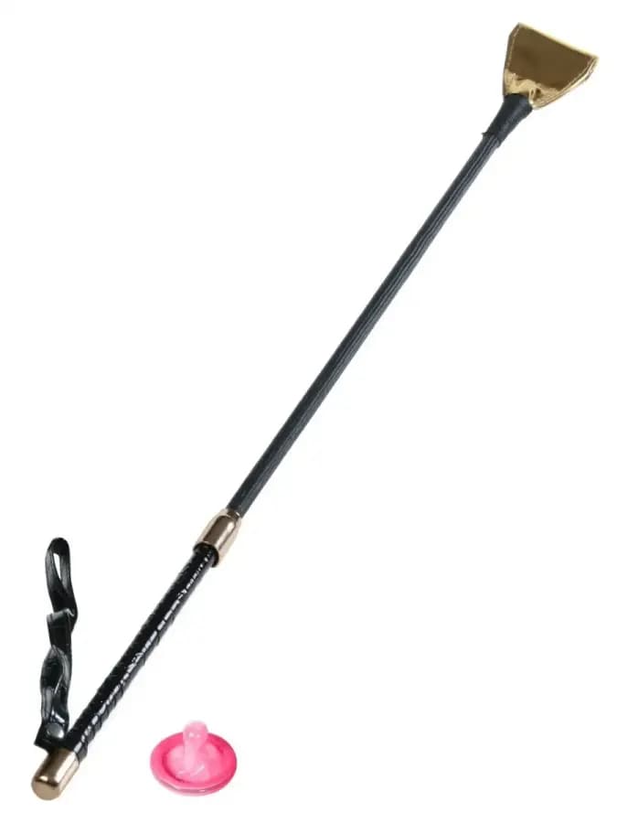 Стек с золотым наконечником Riding Crop — фото 2