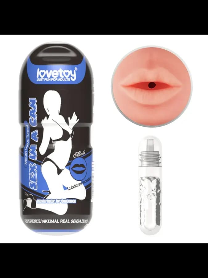 Мастурбатор в колбе Sex in a can Lotus (губки)