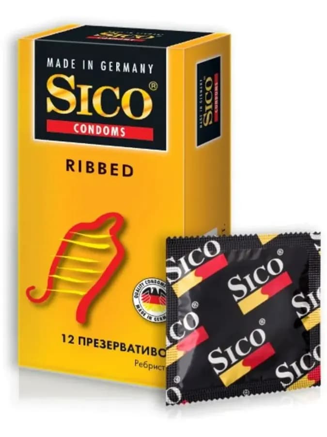 Презерватив sico ribbed n12