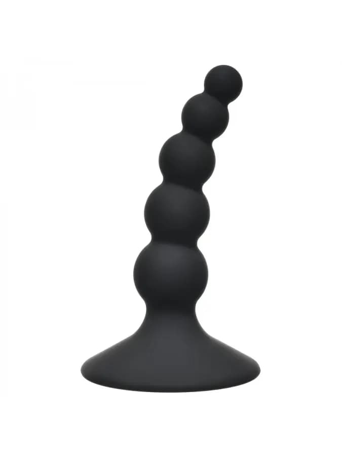 Анальная пробка Ribbed Plug Black 4108-03Lola