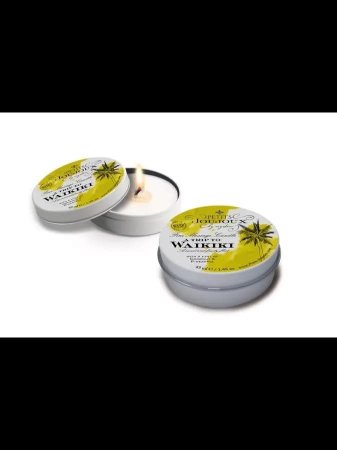 PETITS JOUJOUX Массажная свеча WAIKIKI BEACH пина колада