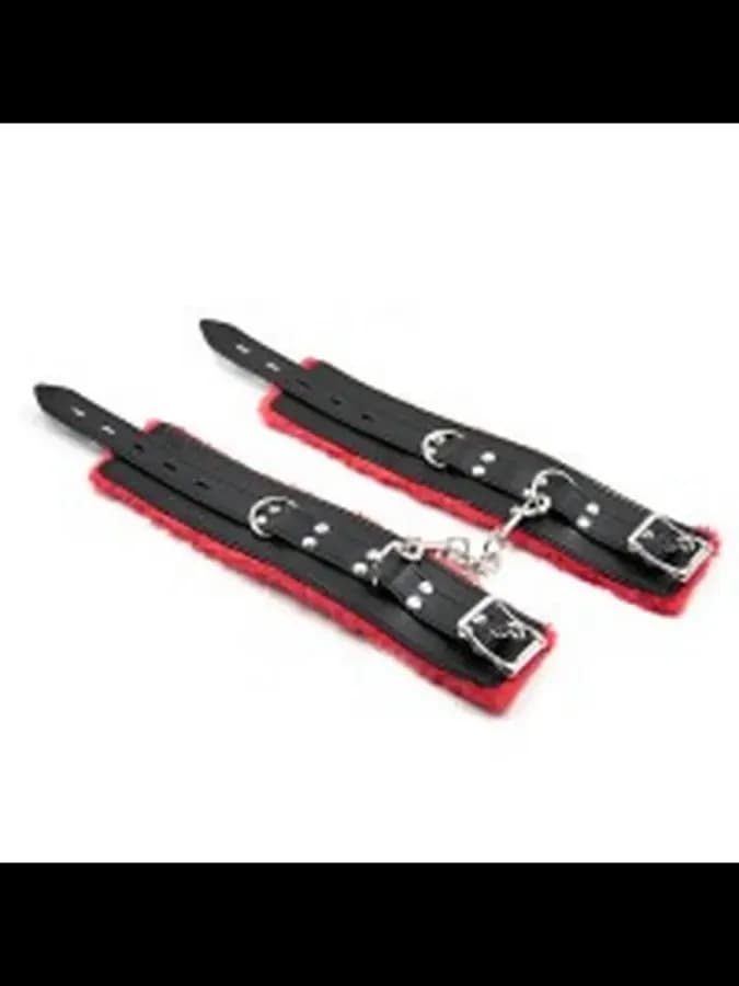 Фиксаторы Le Desir BlackRed кожаные