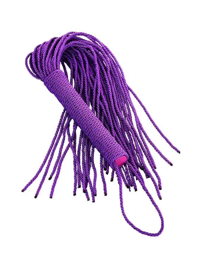 Флоггер из веревки, фиолетовый 48,5 см