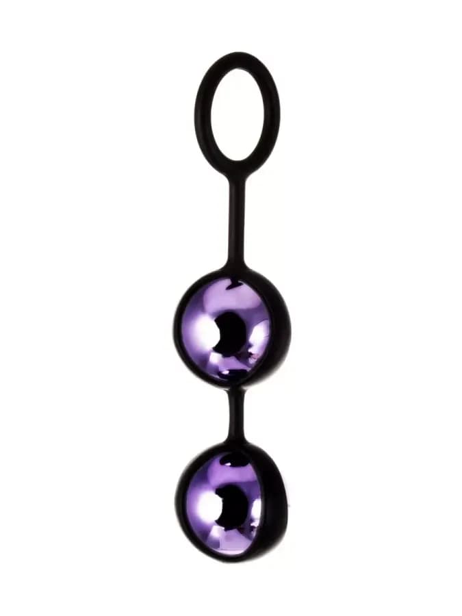 Вагинальные шарики на силиконовой сцепке Pleasure Balls — фото 2