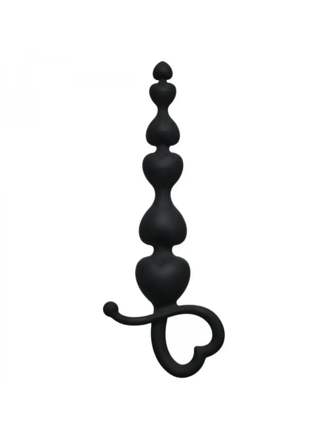 Анальная цепочка Begginers Beads Black 4102-03Lola