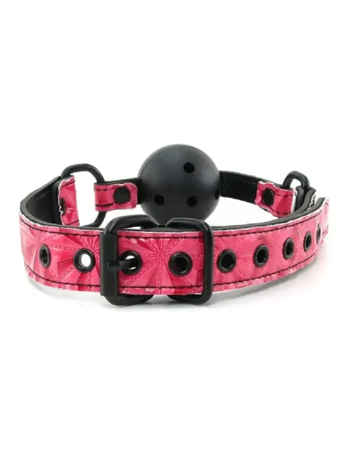 Кляп шарик БДСМ дышащий Ball Gag красный