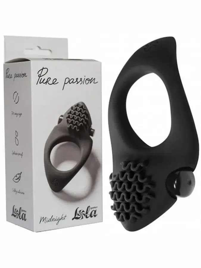 Эрекционное виброкольцо, Pure Passion Midnight