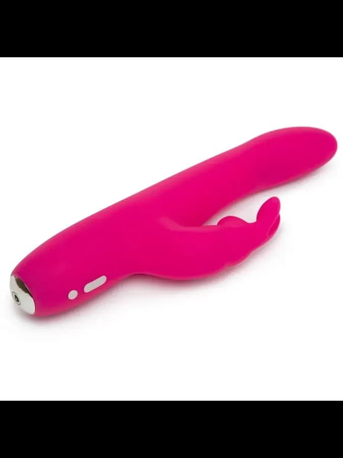 Вибратор Happy Rabbit Slimline Curve розовый — фото 4