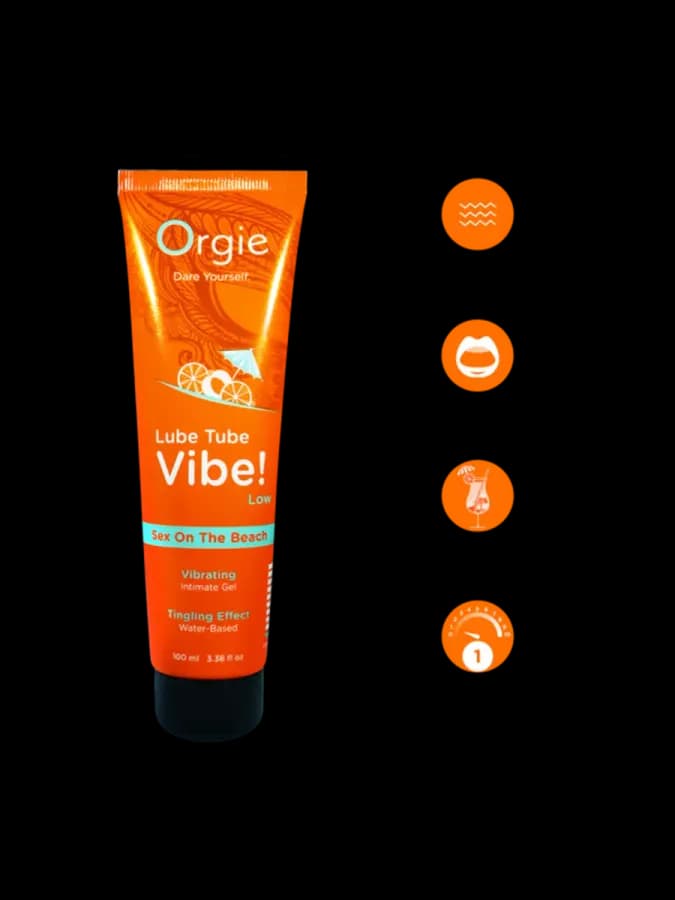 Гель с эффектом вибрации Lube Tube Vibe Low Sex On The Beach — фото 2