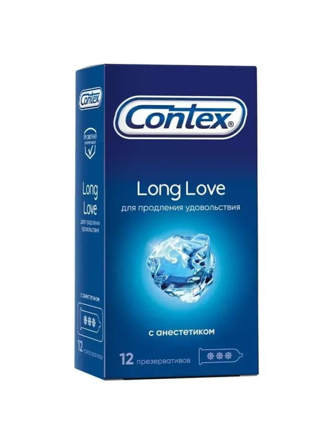 Презервативы long love для продления удовольствия 12 шт-1 уп