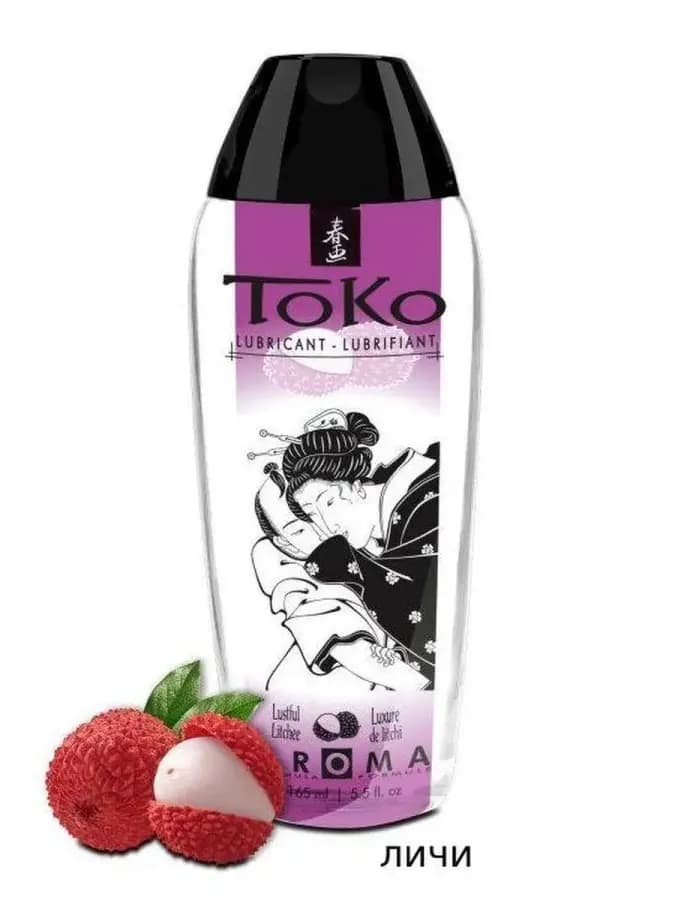 Вкусовой лубрикант шунга Toko Aroma на водной основе личи