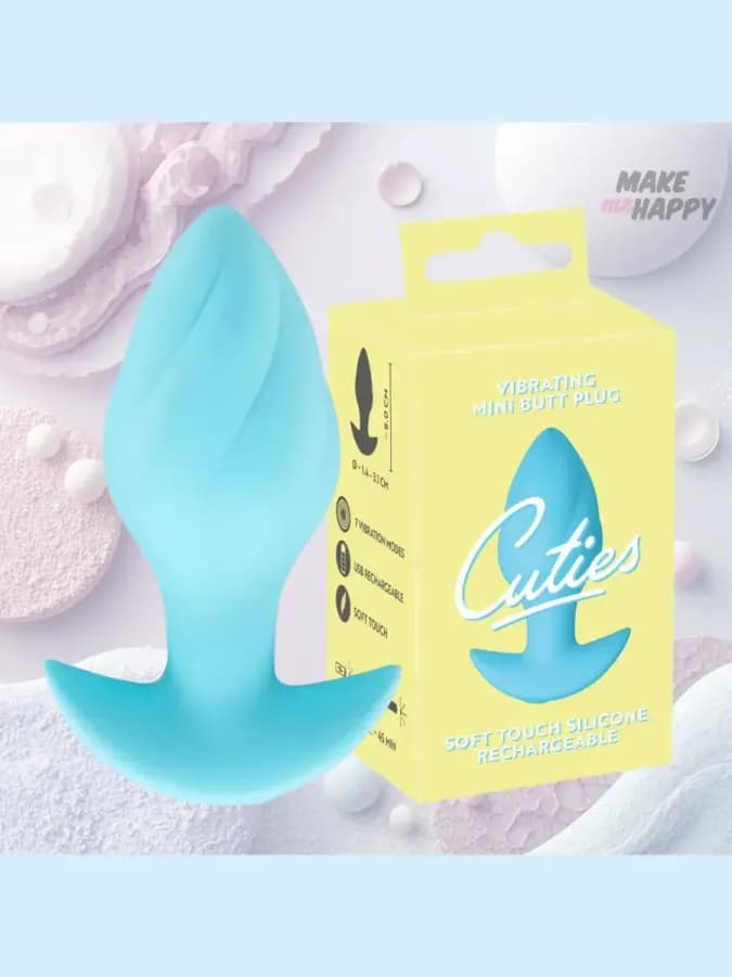 Мини анальная пробка с вибрацией Cuties