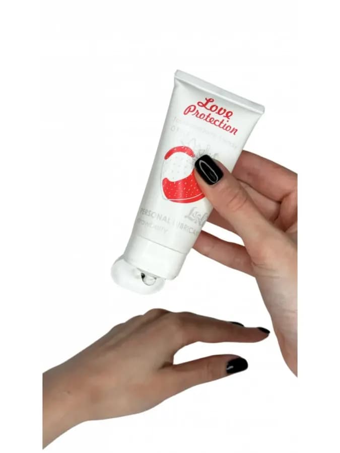 Лубрикант Love Protection Strawberry 50ml — фото 4