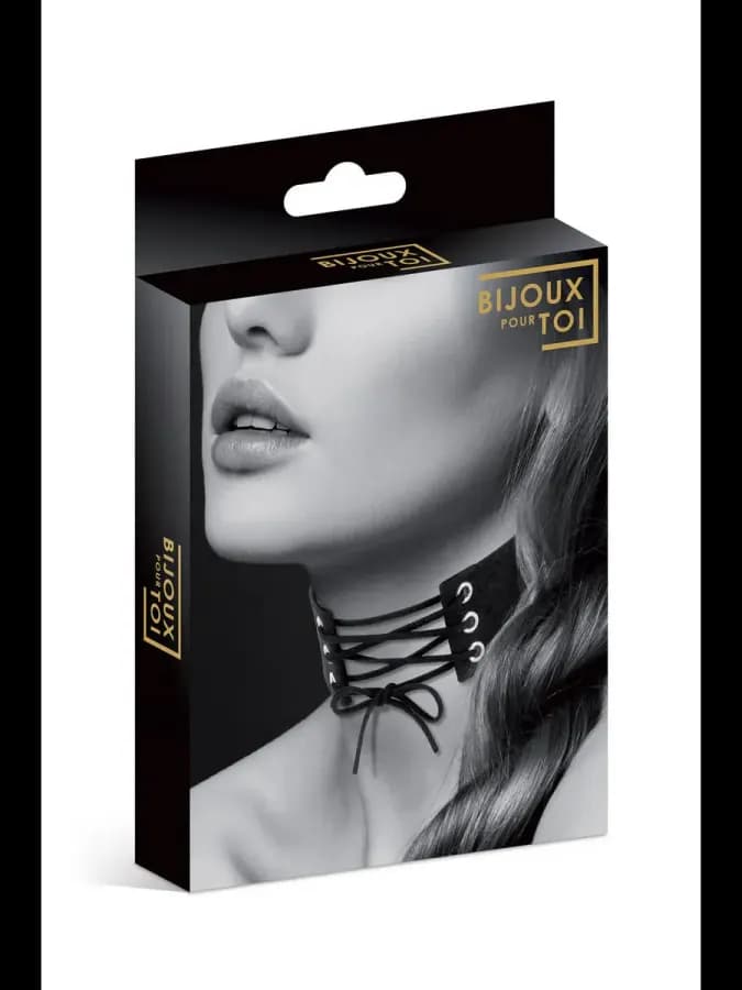 Чокер с шнуровкой CHOKER LACET NOIR от Sas Editions Concorde