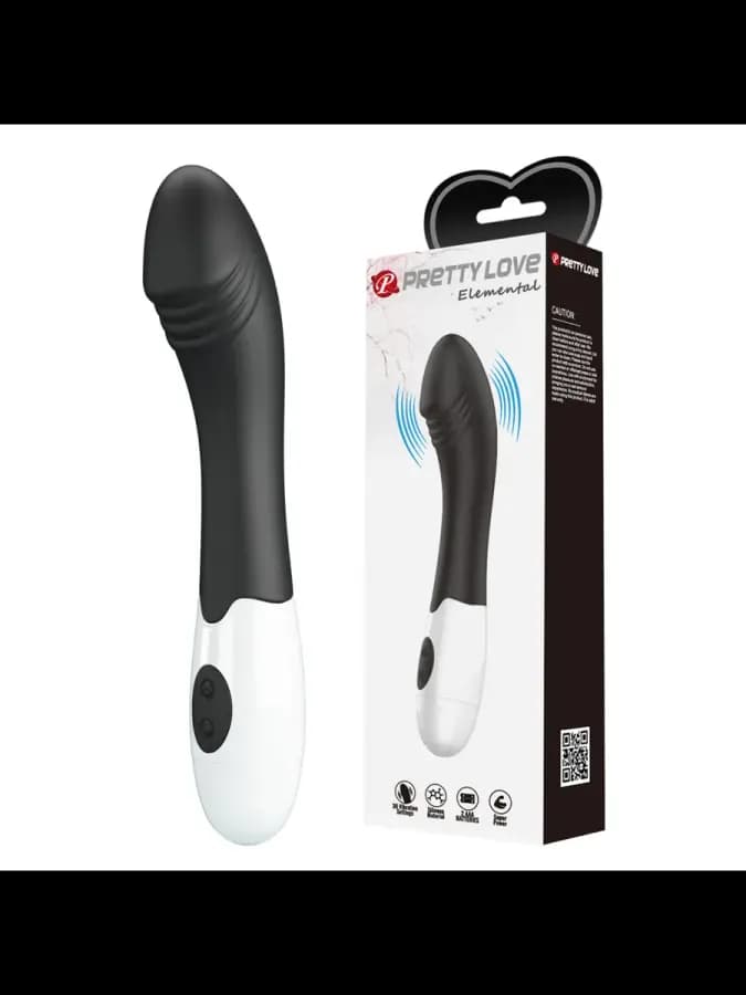 Вибратор Elemental (19 см) черный