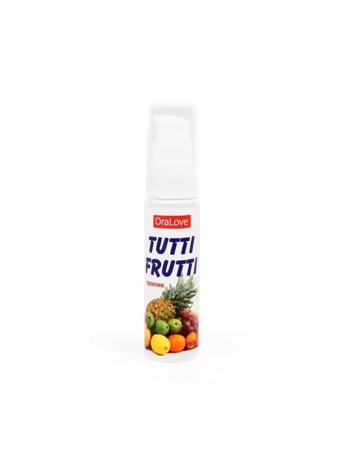 Гель-смазка Tutti-frutti со вкусом тропических фруктов — фото 2