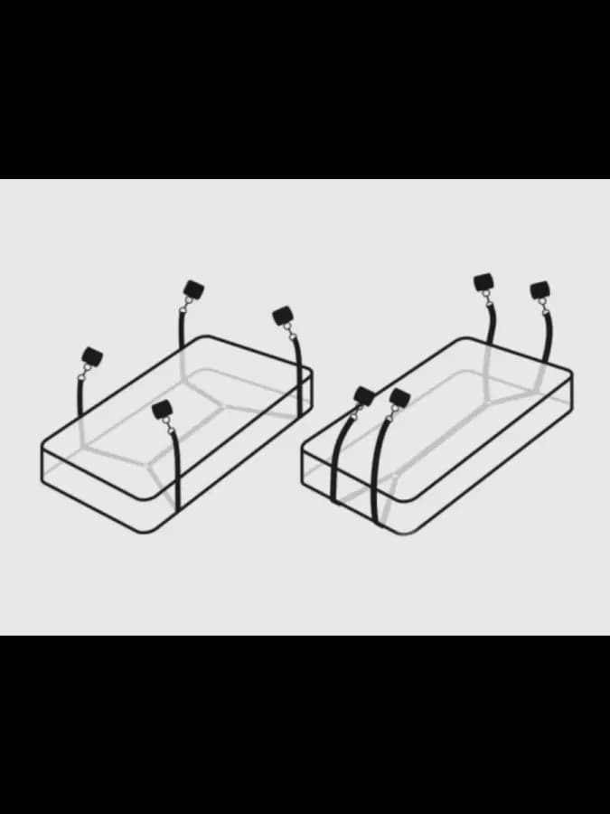 Фиксаторы под матрас для рук и ног