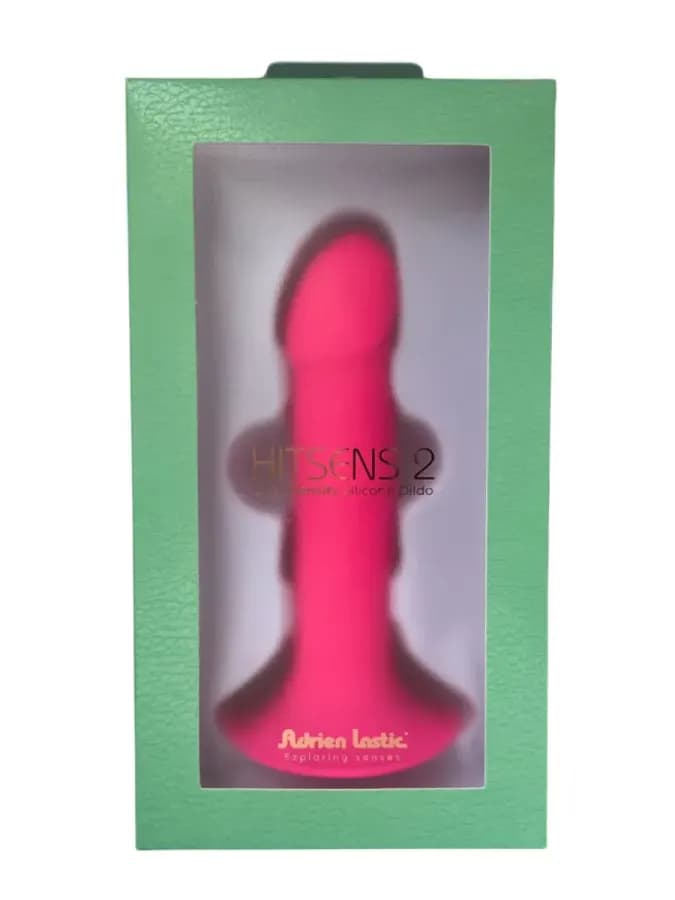 Фаллоимитатор Adrien Lastic Hitsens 2 (16,8×4 см) с двойной плотностью, розовый — фото 4