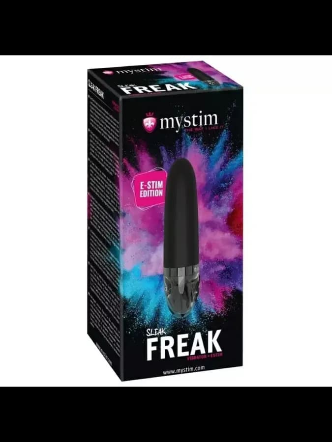 Вибратор Mystim Sleak Freak с электростимуляцией, черный — фото 2